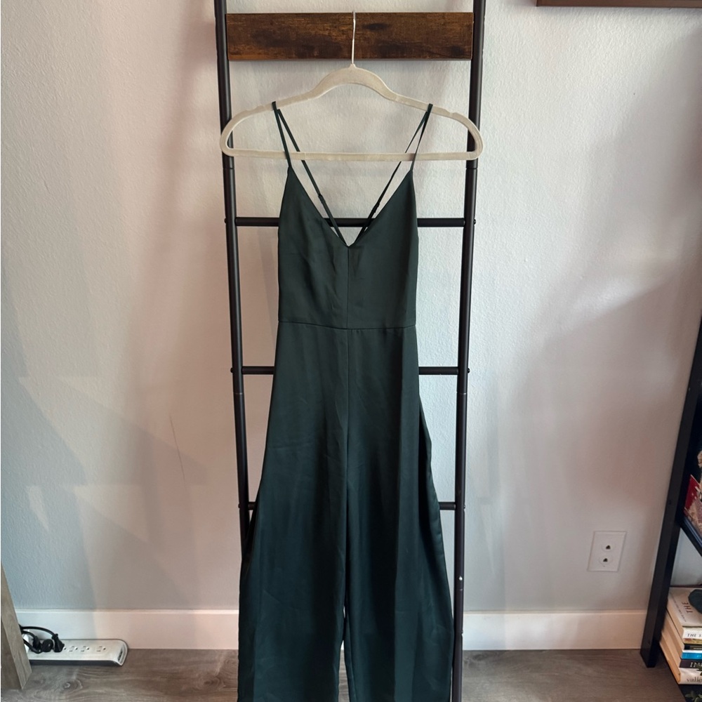 Abercrombie & Fitch Forest Green Jumpsuit